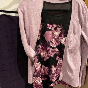 Gorgeous 3-piece purple outfit